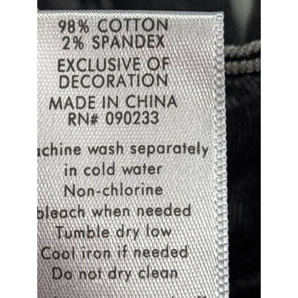 Bullhead Denim Co. High-Rise Skinniest Jeans Size 0 Grey Button Fly - Picture 6 of 6